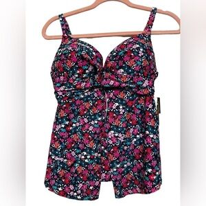Island Escape Fly Away Front Tankini Top 6